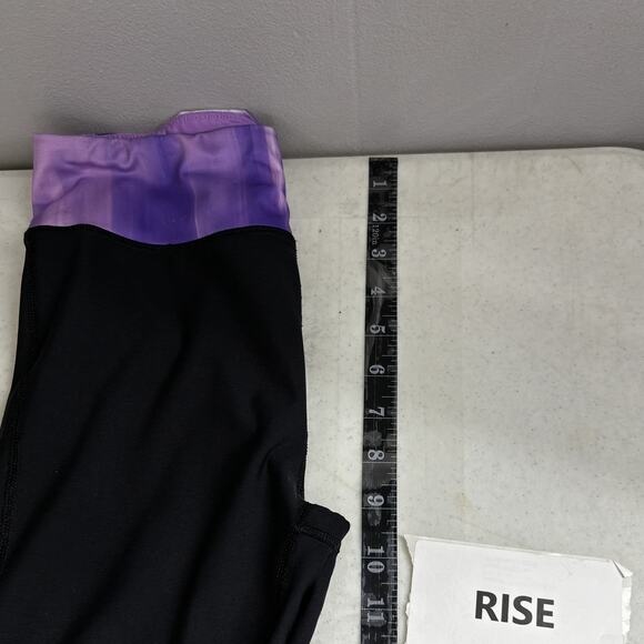 Under Armour HeatGear Compression Leggings  SZ Small Purple Workout Yoga Running - Picture 8 of 13